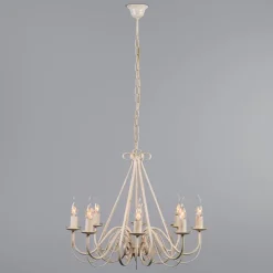 Kronleuchter creme mit Klemmkappe 12 cm schwarz - Giuseppe 8