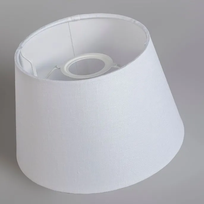 Lampenschirm aus Leinen weiß 25/16