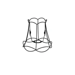 Lampenschirm aus Metall schwarz 20/19 - Granny Frame