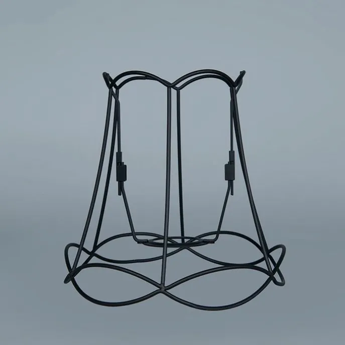 Lampenschirm aus Metall schwarz 20/19 - Granny Frame