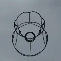 Lampenschirm aus Metall schwarz 20/19 - Granny Frame