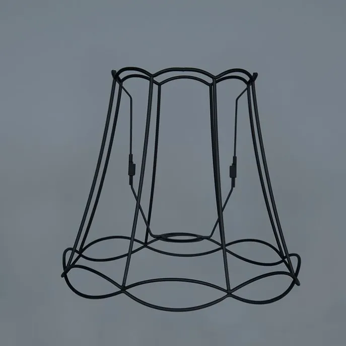 Lampenschirm aus Metall schwarz 30/26 - Granny Frame