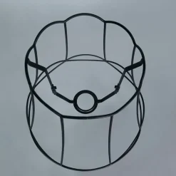 Lampenschirm aus Metall schwarz 30/26 - Granny Frame