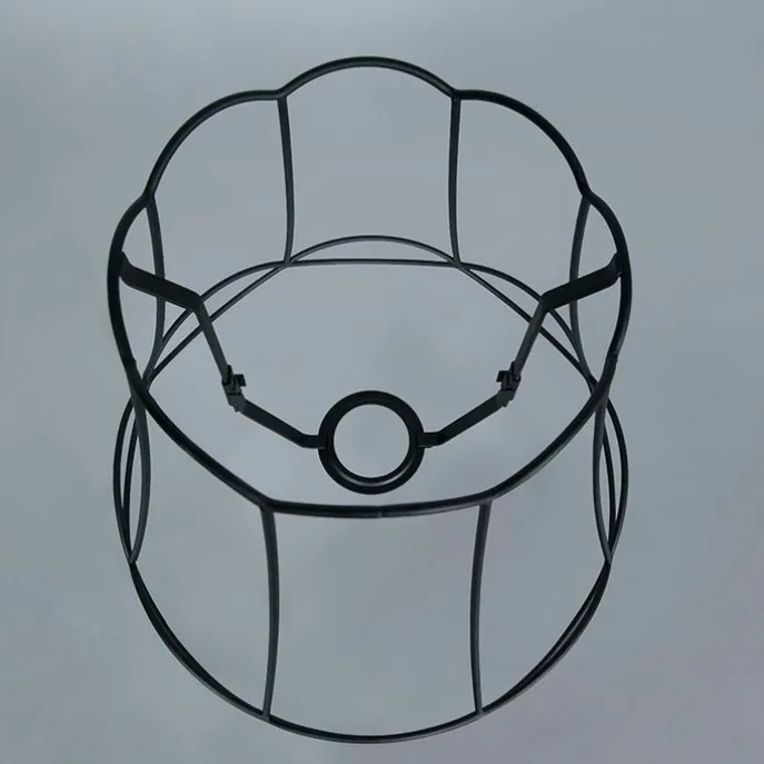 Lampenschirm aus Metall schwarz 30/26 - Granny Frame