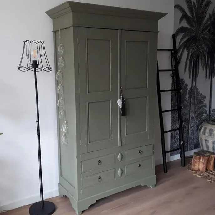 Lampenschirm aus Metall schwarz 30/26 - Granny Frame