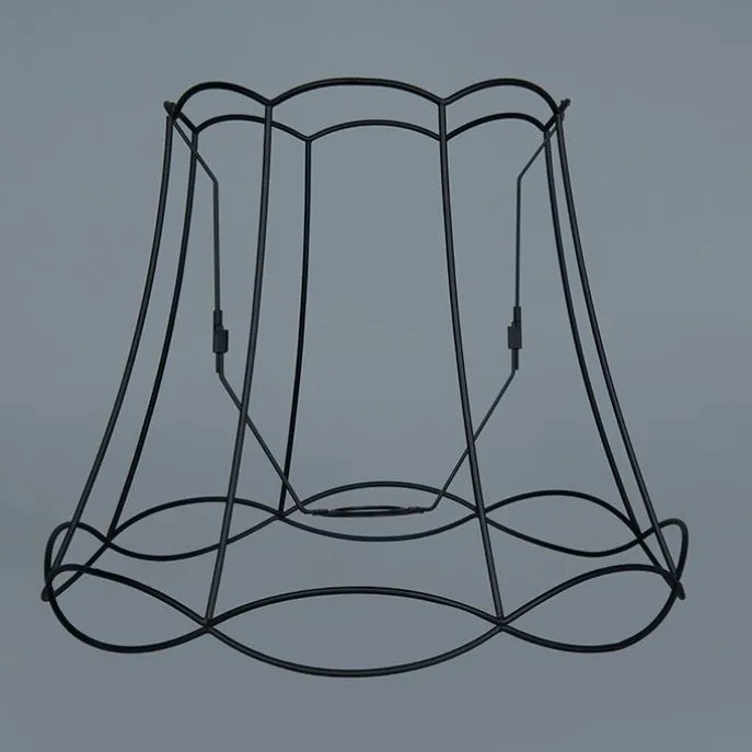 Lampenschirm aus Metall schwarz 40/31 - Granny Frame