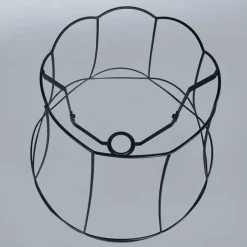 Lampenschirm aus Metall schwarz 40/31 - Granny Frame