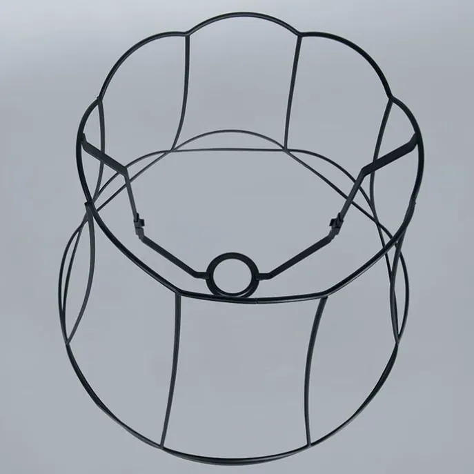 Lampenschirm aus Metall schwarz 40/31 - Granny Frame