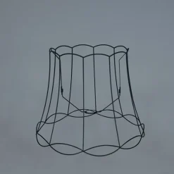 Lampenschirm aus Metall schwarz 50/40 - Granny Frame