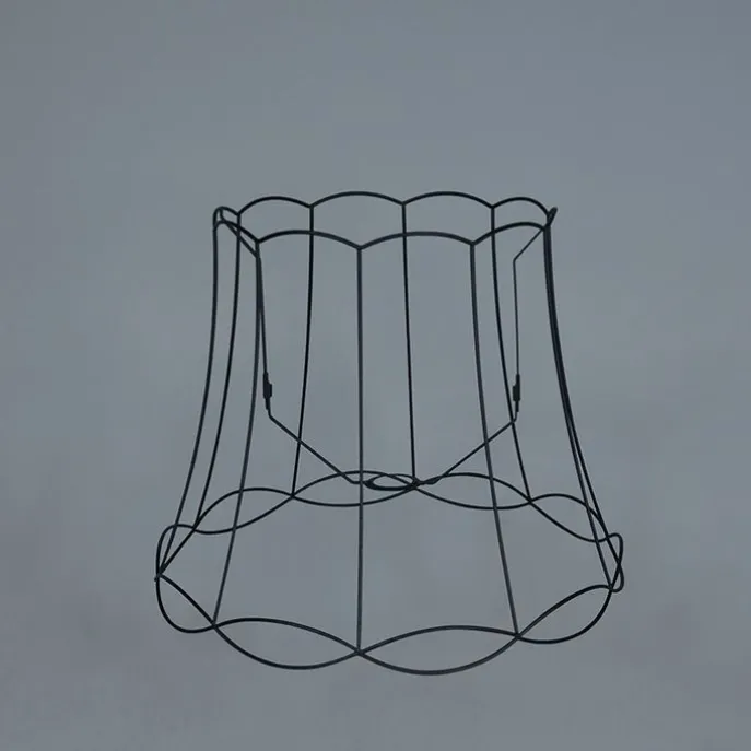 Lampenschirm aus Metall schwarz 50/40 - Granny Frame