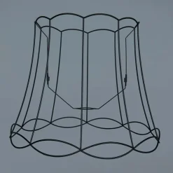 Lampenschirm aus Metall schwarz 50/40 - Granny Frame