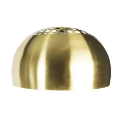 Lampenschirm aus Stahl Messing Rund für Bogenlampe XXL