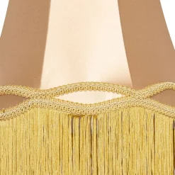 Lampenschirm aus Stoff Gold 30/18/26 - Granny