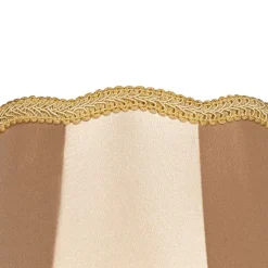 Lampenschirm aus Stoff Gold 30/18/26 - Granny