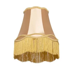 Lampenschirm aus Stoff Gold 30/18/26 - Granny