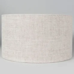 Lampenschirm aus Stoff Hellgrau Rund 35/35/20