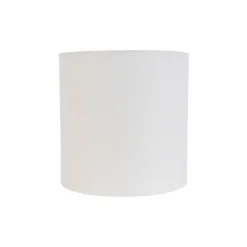 Lampenschirm aus Stoff weiß 25/25/25