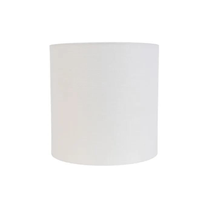 Lampenschirm aus Stoff weiß 25/25/25