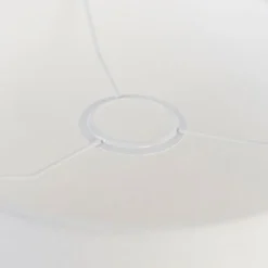 Lampenschirm aus Stoff weiß 25/25/25