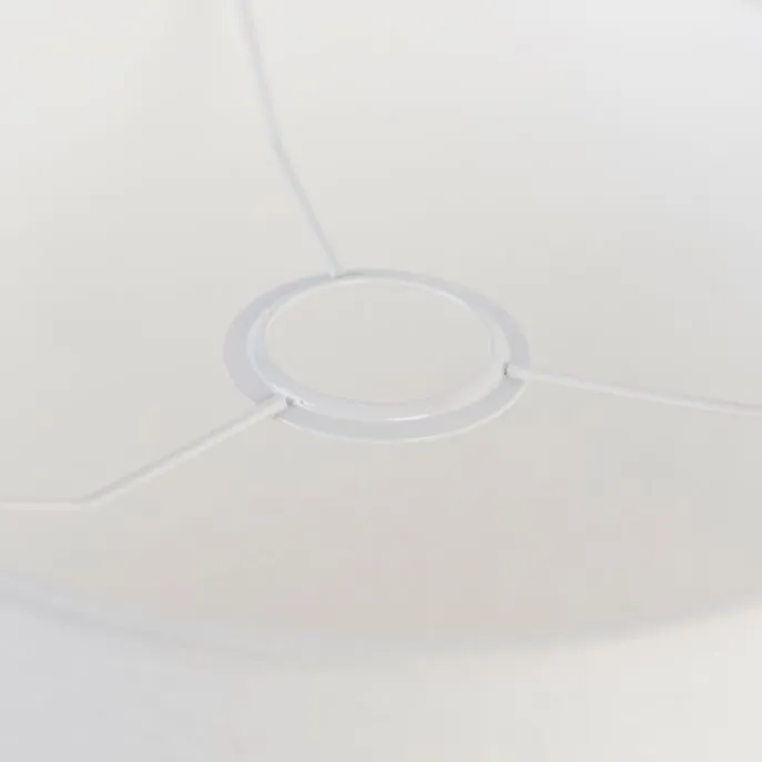 Lampenschirm aus Stoff weiß 25/25/25