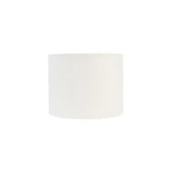 Lampenschirm aus Stoff weiß 18/18/14