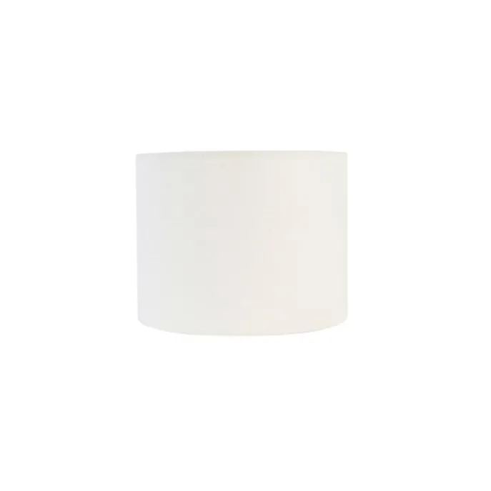 Lampenschirm aus Stoff weiß 18/18/14