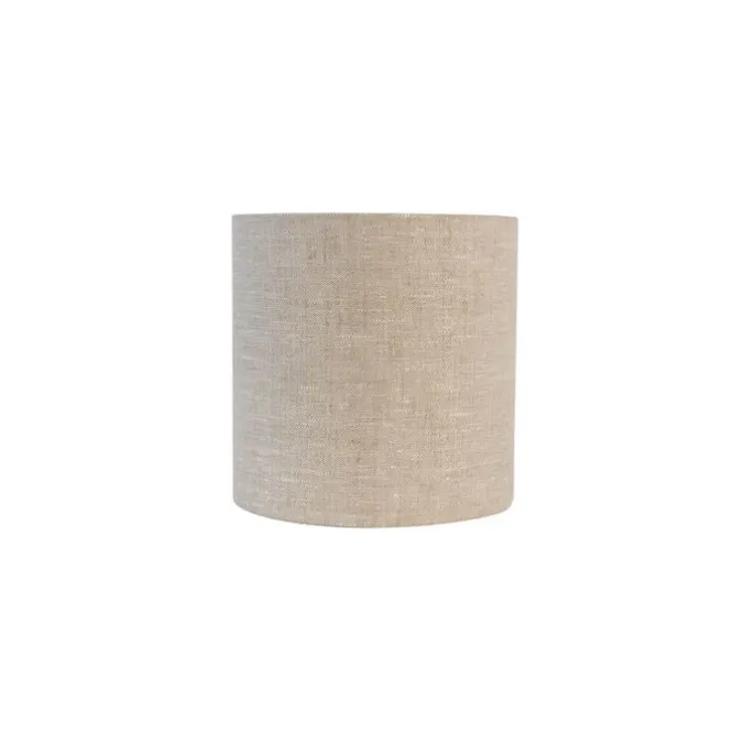 Lampenschirm Stoff Hellgrau Zylinder 20/20/20