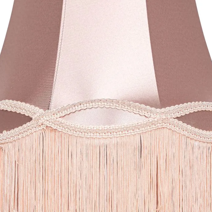 Lampenschirm Stoff Rosa 30/18/26 - Granny