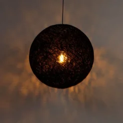 Land Hängelampe schwarz 60 cm - Corda