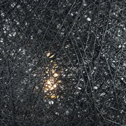 Land Hängelampe schwarz 60 cm - Corda