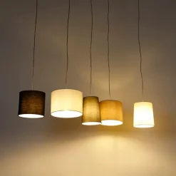 Land Hängelampe Stahl 5-Licht - Hermina