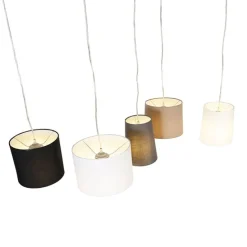 Land Hängelampe Stahl 5-Licht - Hermina