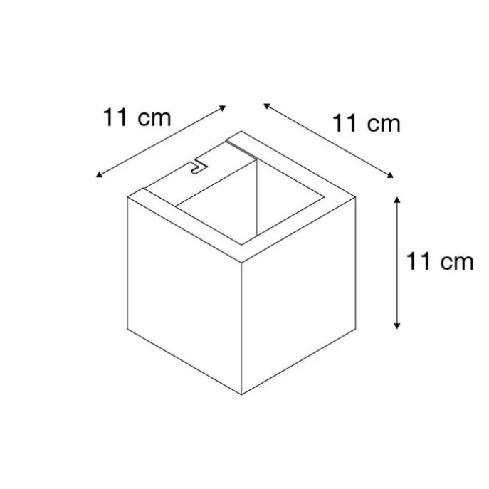 Land Wandleuchte Holz 11 cm inkl. LED dimmbar - Linc
