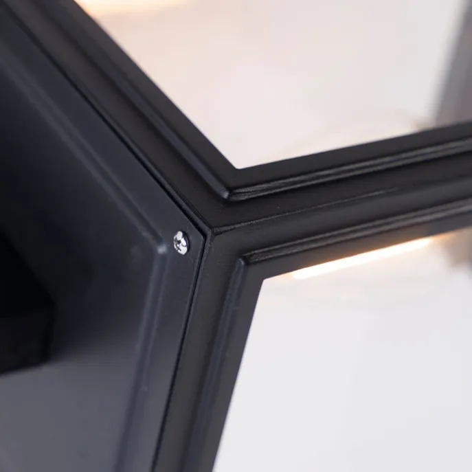 Land Wandleuchte schwarz IP44 - Sutton Up