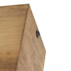 Landdeckenstrahler Holz 2-Licht - Block