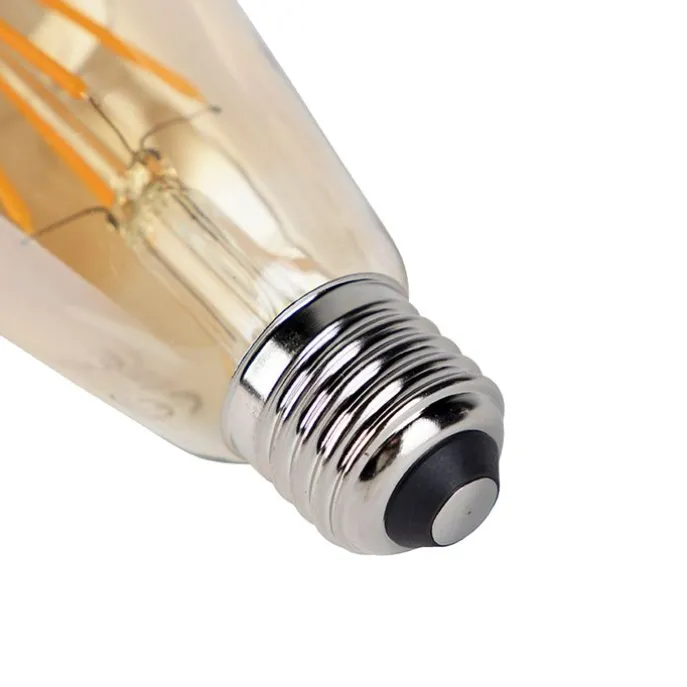 LED Filament ST64 4W 2200K gold mit Hell-Dunkel-Sensor