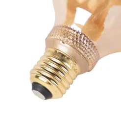 LED Lampe G95 E27 5W 1800K gelb 3-stufig dimmbar