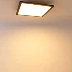 LED Panel Schwarz 40 cm inkl. LED mit Fernbedienung - Liv