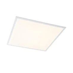 LED-Einbaupanel weiß quadratisch inkl. LED 3000K - 6500K mit Dip-Schalter - Seagal