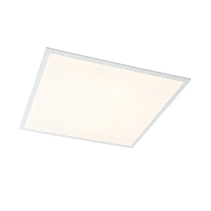 LED-Einbaupanel weiß quadratisch inkl. LED 3000K - 6500K mit Dip-Schalter - Seagal