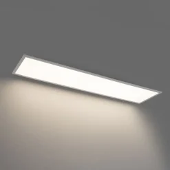 LED-Einbaupanel weiß rechteckig inkl. LED 3000K - 6500K mit Dip-Schalter - Seagal