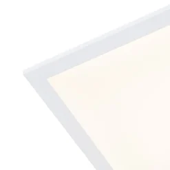 LED-Einbaupanel weiß rechteckig inkl. LED 3000K - 6500K mit Dip-Schalter - Seagal