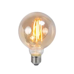 LED-Glühlampe E27 5W 2200K G95 Rauch dimmbar