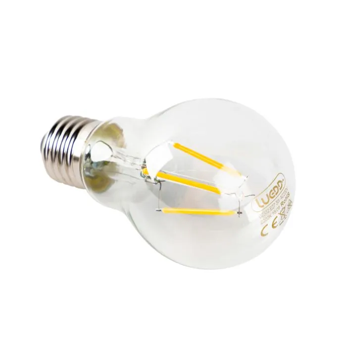 LED-Lampe A60 E27 3W 2200K klares Filament