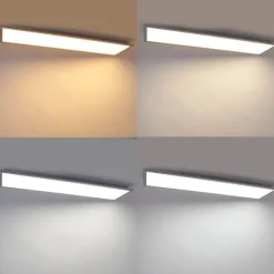 LED-Panel aus Stahl 120 cm inkl. LED mit Fernbedienung - Liv