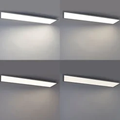 LED-Panel aus Stahl 120 cm inkl. LED mit Fernbedienung - Liv