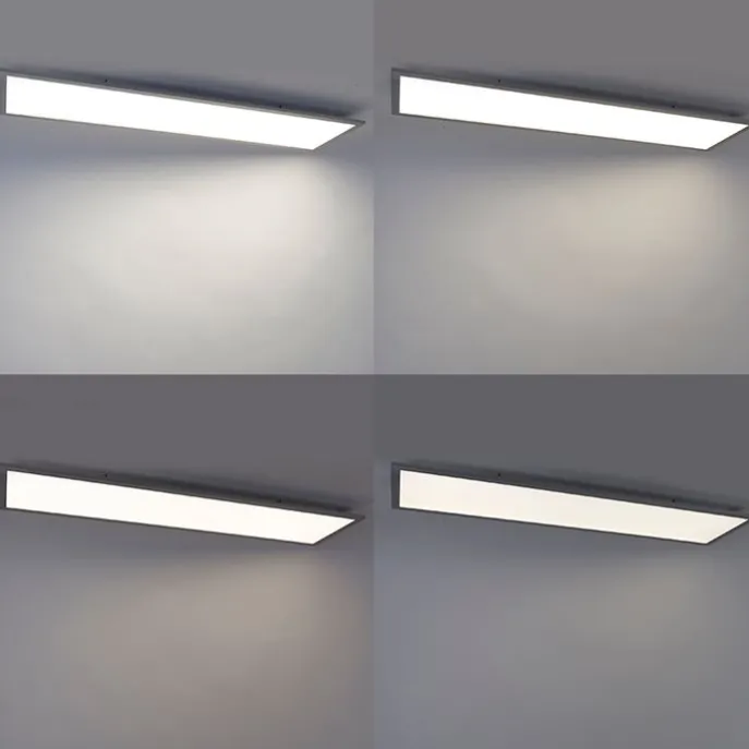 LED-Panel aus Stahl 120 cm inkl. LED mit Fernbedienung - Liv