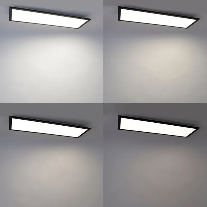 LED-Panel schwarz 80 cm inkl. LED mit Fernbedienung - Liv