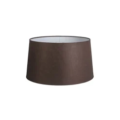 Leinen Lampenschirm braun 45/25