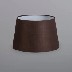 Leinen Lampenschirm braun 25/16